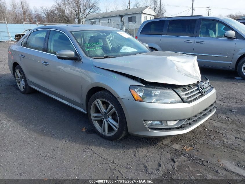 2013 Volkswagen Passat 2.0L Tdi Se VIN: 1VWBN7A3XDC058954 Lot: 40831663