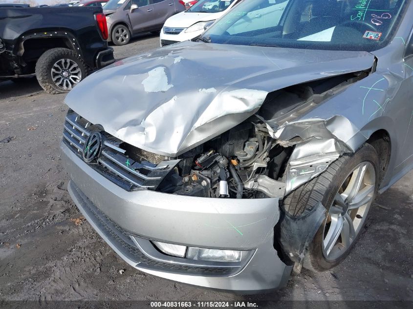 2013 VOLKSWAGEN PASSAT 2.0L TDI SE - 1VWBN7A3XDC058954