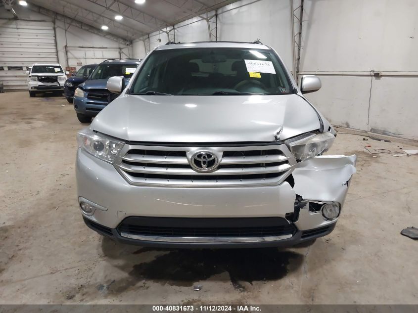 2012 Toyota Highlander Se V6 VIN: 5TDBK3EH4CS116516 Lot: 40831673