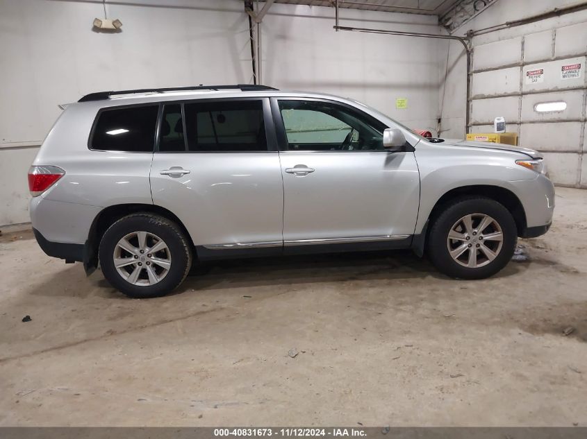 2012 Toyota Highlander Se V6 VIN: 5TDBK3EH4CS116516 Lot: 40831673