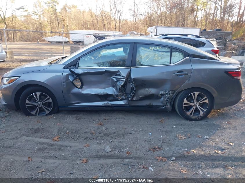 2021 Nissan Sentra Sv Xtronic Cvt VIN: 3N1AB8CV3MY318598 Lot: 40831678