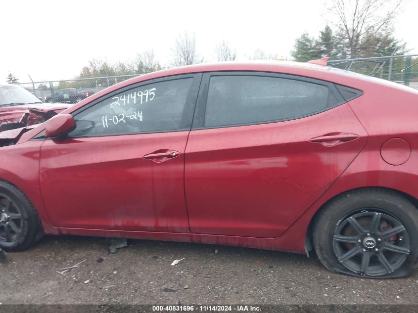 2016 HYUNDAI ELANTRA SE - 5NPDH4AE0GH742309