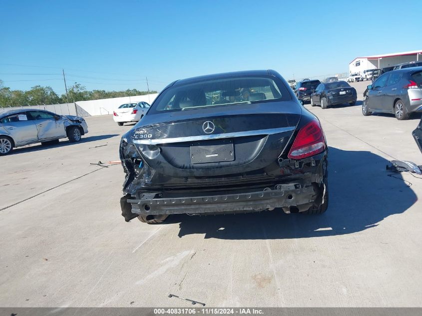 2017 Mercedes-Benz C 300 Luxury/Sport VIN: 55SWF4JB0HU218550 Lot: 40831706