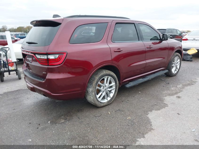 2023 Dodge Durango Gt Plus Awd VIN: 1C4RDJDG7PC574368 Lot: 40831708