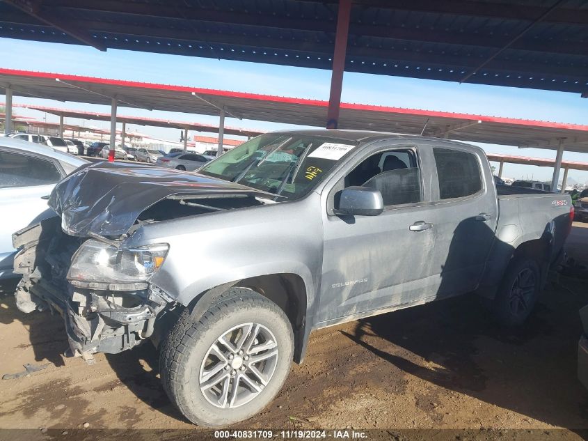 2021 Chevrolet Colorado 4Wd Short Box Wt VIN: 1GCGTBEN4M1151638 Lot: 40831709