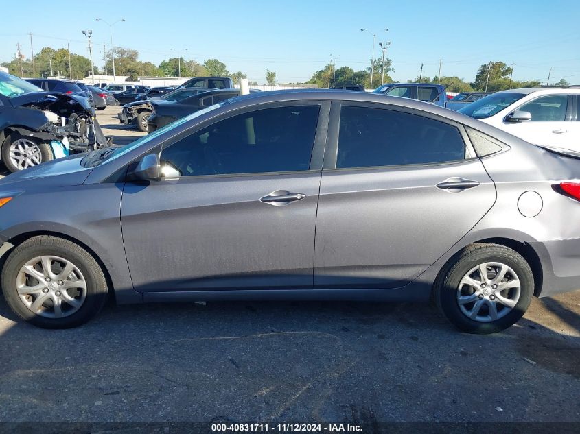 2013 Hyundai Accent Gls VIN: KMHCT4AE0DU509523 Lot: 40831711