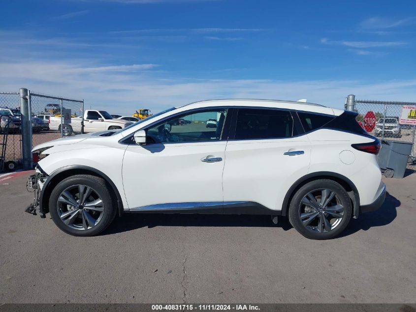 2020 Nissan Murano Platinum Intelligent Awd VIN: 5N1AZ2DS5LN124317 Lot: 40831715