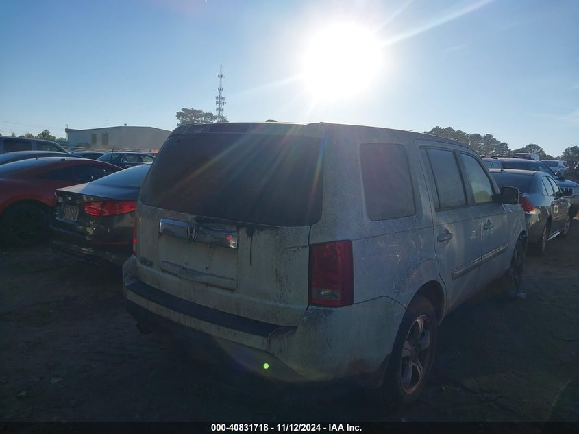 2012 HONDA PILOT VIN: 5FNYF3H56CB034078