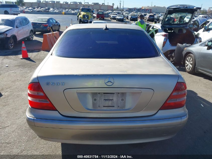 2002 Mercedes-Benz S 500 VIN: WDBNG75J32A261369 Lot: 40831754