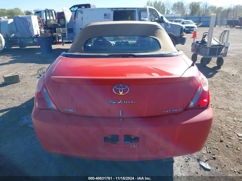 2004 Toyota Camry Solara Sle VIN: 4T1FA38P14U030662 Lot: 40831761