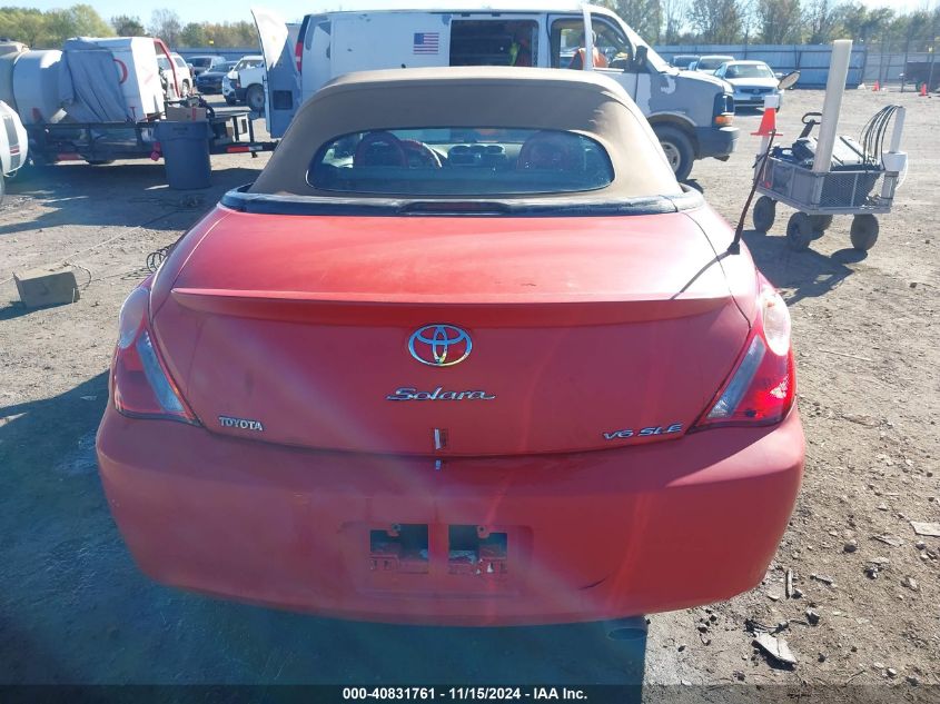 2004 Toyota Camry Solara Sle VIN: 4T1FA38P14U030662 Lot: 40831761