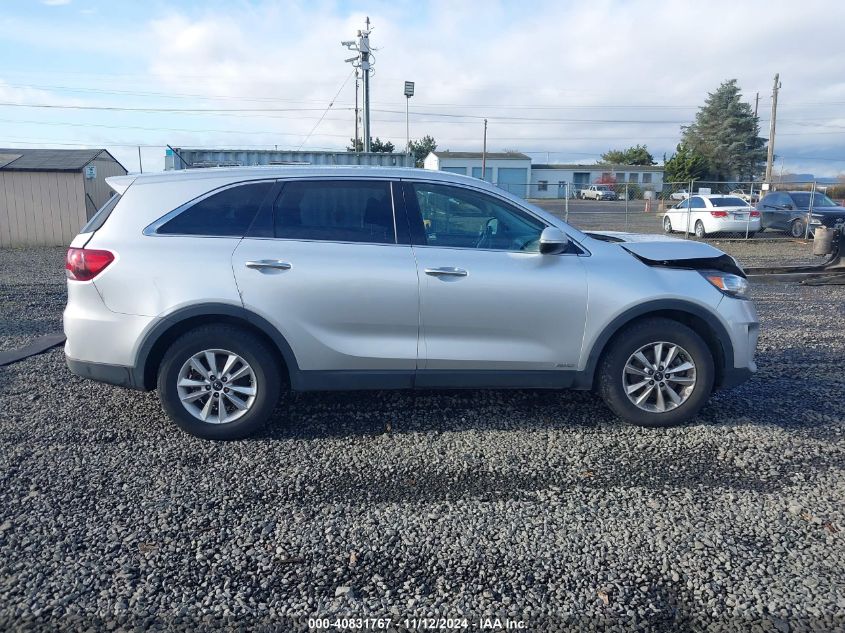 2019 Kia Sorento 3.3L Lx VIN: 5XYPGDA59KG458435 Lot: 40831767