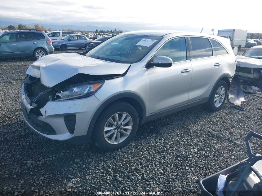 2019 Kia Sorento 3.3L Lx VIN: 5XYPGDA59KG458435 Lot: 40831767