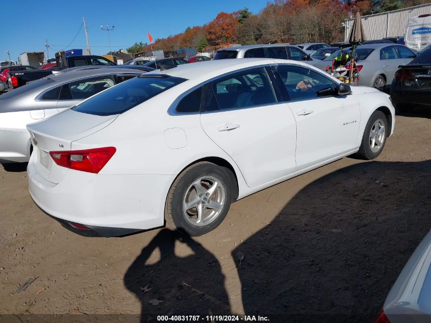 VIN 1G1ZC5ST4GF281187 2016 Chevrolet Malibu, 1FL no.4