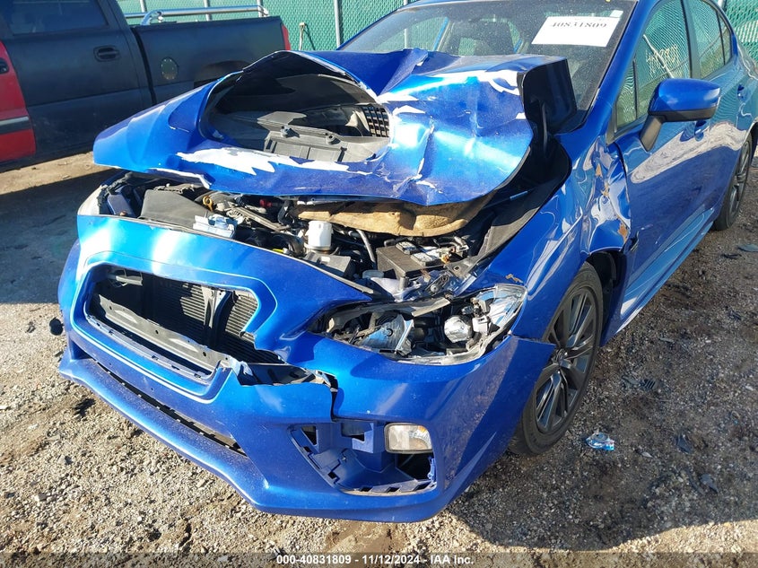 2015 SUBARU WRX VIN: JF1VA1A62F9818206