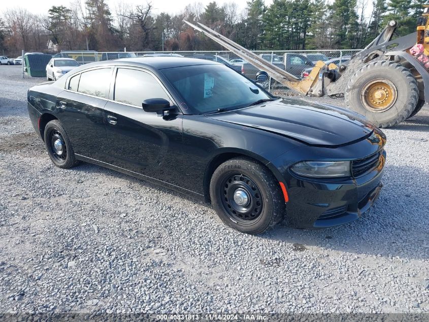 VIN 2C3CDXKT3FH845273 2015 Dodge Charger, Police no.1