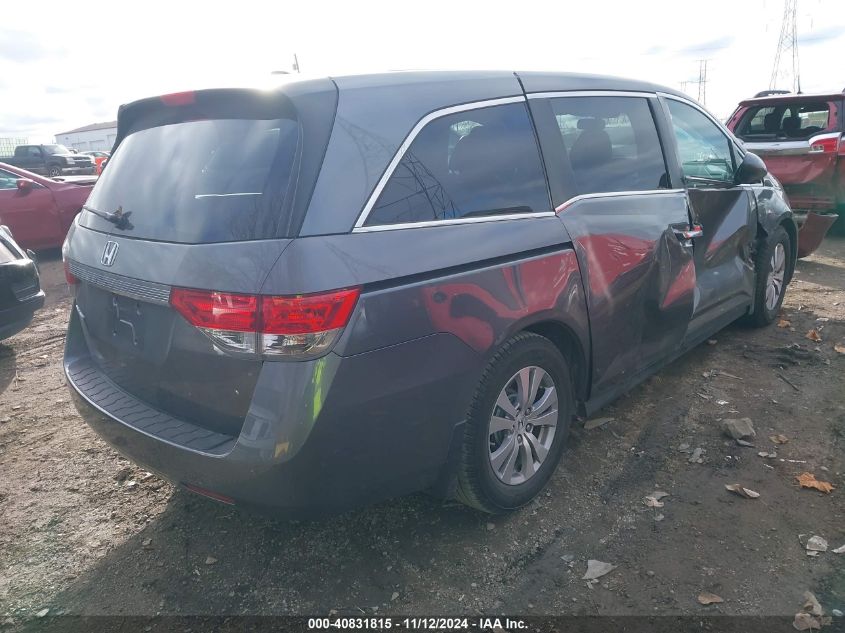 VIN 5FNRL5H64EB126536 2014 Honda Odyssey, Ex-L no.4