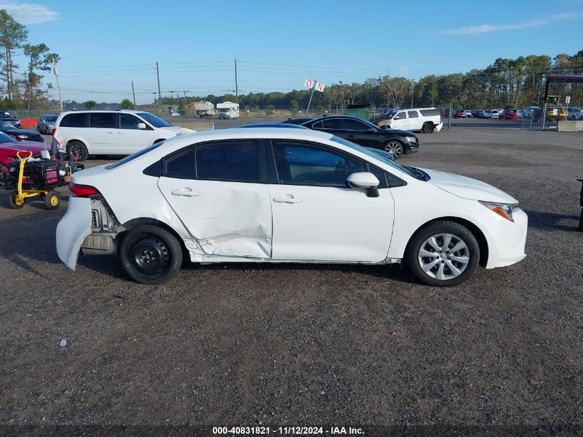 2022 Toyota Corolla Le VIN: JTDEPMAEXNJ198607 Lot: 40831821