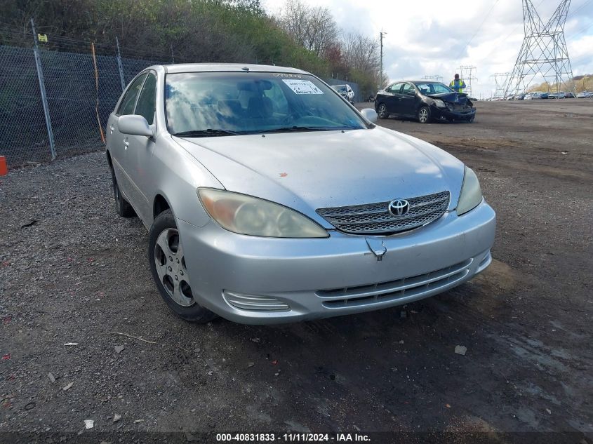 2002 Toyota Camry Xle VIN: 4T1BE30K82U095878 Lot: 40831833