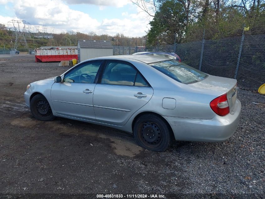 2002 Toyota Camry Xle VIN: 4T1BE30K82U095878 Lot: 40831833