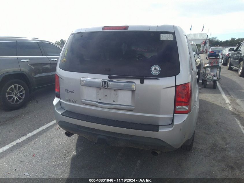 2014 Honda Pilot Ex-L VIN: 5FNYF3H58EB027152 Lot: 40831846