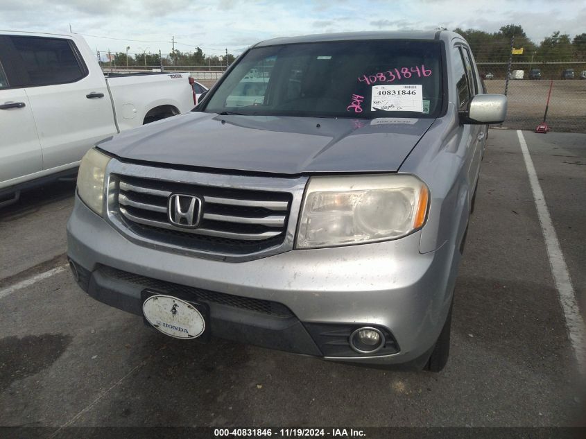 2014 Honda Pilot Ex-L VIN: 5FNYF3H58EB027152 Lot: 40831846