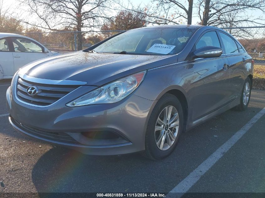 2014 Hyundai Sonata Gls VIN: 5NPEB4AC5EH938909 Lot: 40831859