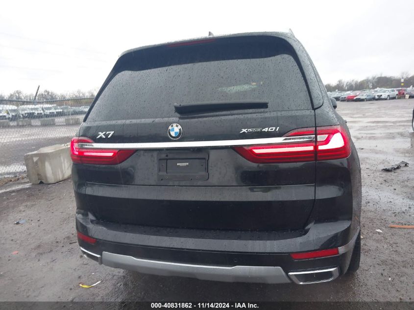 2019 BMW X7 xDrive40I VIN: 5UXCW2C56KL081553 Lot: 40831862