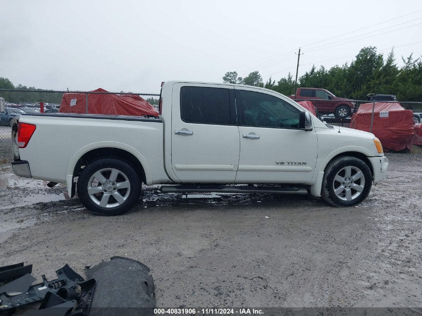 2010 Nissan Titan Le VIN: 1N6BA0ED7AN305398 Lot: 40831906