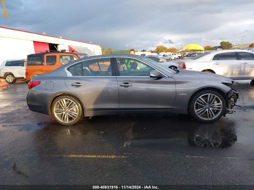 2014 Infiniti Q50 Hybrid Sport VIN: JN1AV7AR4EM702711 Lot: 40831916