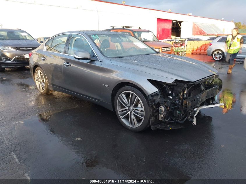 2014 Infiniti Q50 Hybrid Sport VIN: JN1AV7AR4EM702711 Lot: 40831916