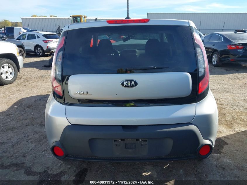 2014 Kia Soul + VIN: KNDJP3A54E7703207 Lot: 40831972