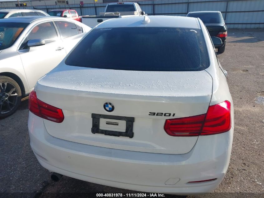 2016 BMW 320I I VIN: WBA8E1G58GNU10177 Lot: 40831978