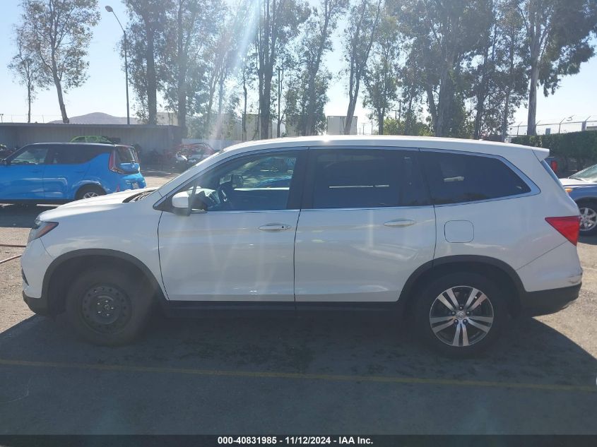 2018 Honda Pilot Ex-L VIN: 5FNYF5H51JB033235 Lot: 40831985