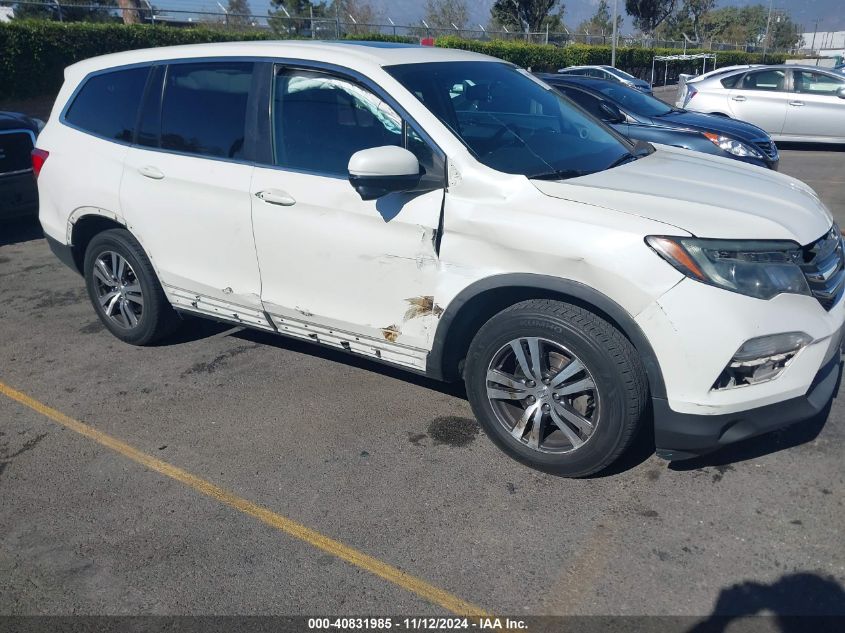 2018 Honda Pilot Ex-L VIN: 5FNYF5H51JB033235 Lot: 40831985