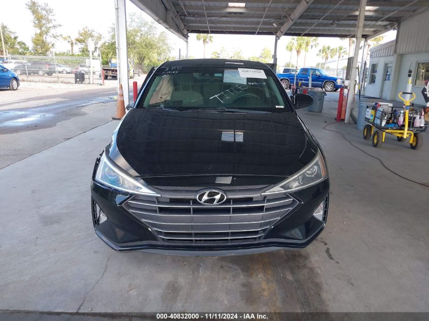 2019 Hyundai Elantra Sel VIN: 5NPD84LF0KH440338 Lot: 40832000
