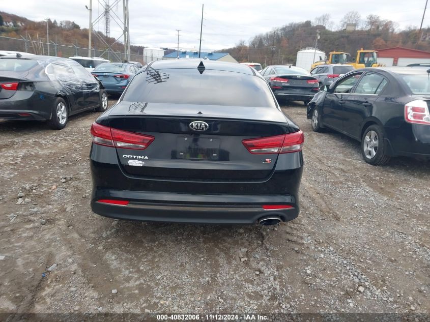 2018 Kia Optima S VIN: 5XXGT4L35JG198111 Lot: 40832006