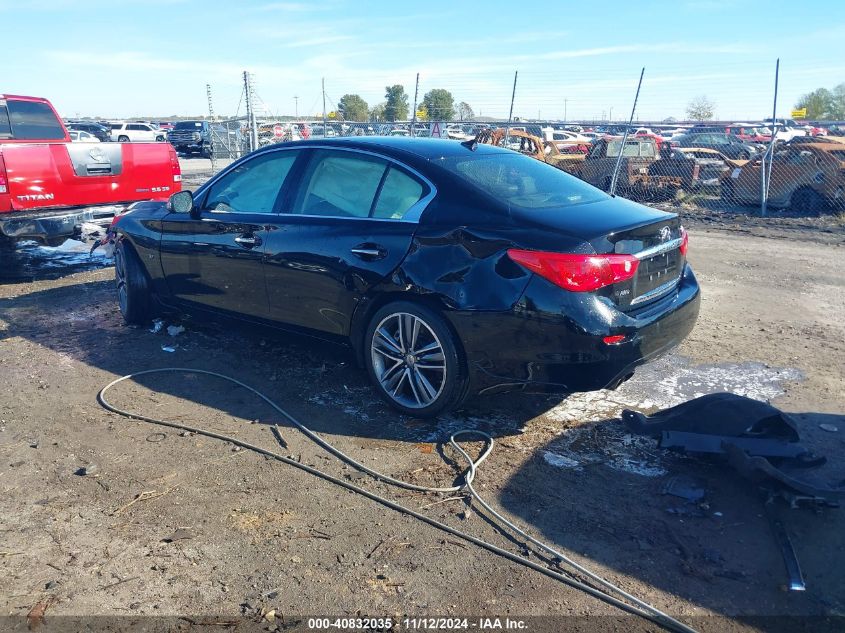 2015 Infiniti Q50 Sport VIN: JN1BV7AR5FM404190 Lot: 40832035