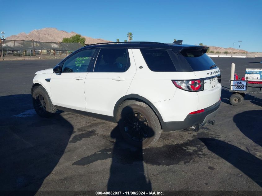 2017 Land Rover Discovery Sport Se VIN: SALCP2BG3HH689438 Lot: 40832037