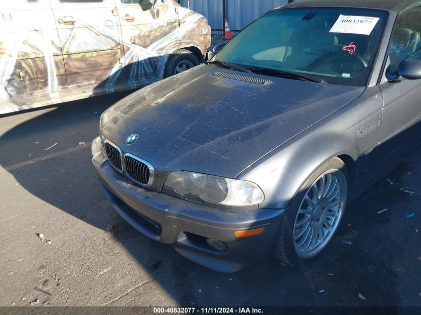 2001 BMW M3 Ci VIN: WBSBR93491EX20914 Lot: 40832077