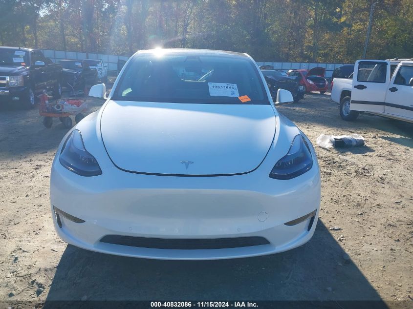 2021 Tesla Model Y Performance Dual Motor All-Wheel Drive VIN: 5YJYGDEF1MF189462 Lot: 40832086