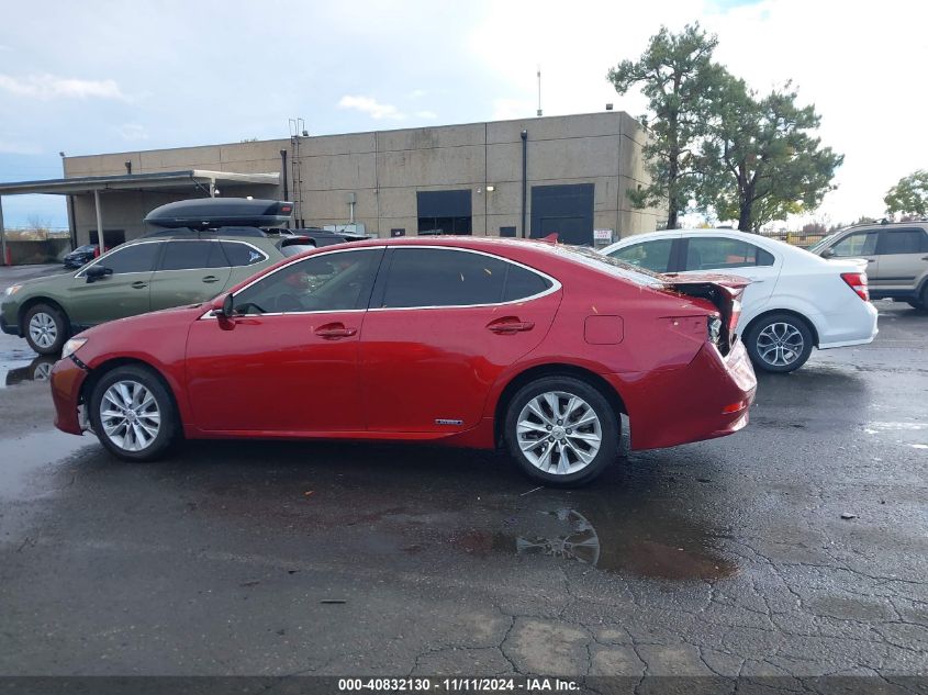 2014 Lexus Es 300H VIN: JTHBW1GG9E2067903 Lot: 40832130