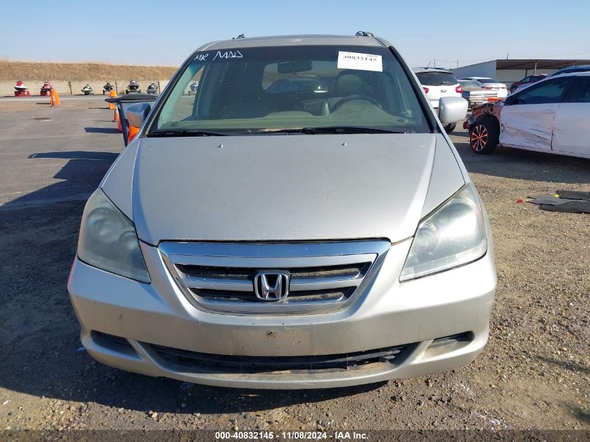 2005 Honda Odyssey Ex-L VIN: 5FNRL38765B121240 Lot: 40832145