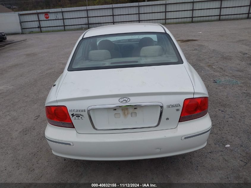 2005 Hyundai Sonata Gls/Lx VIN: KMHWF35H35A189409 Lot: 40832155