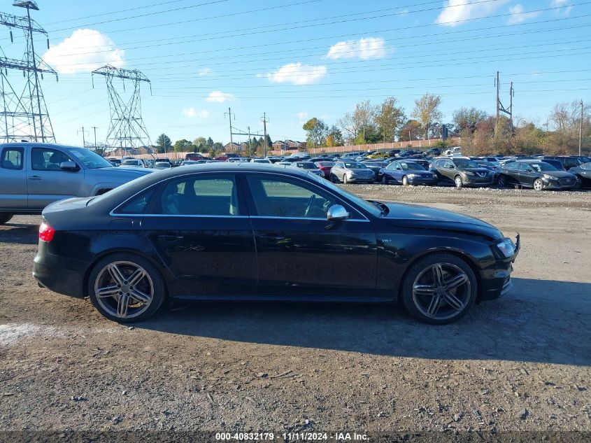 2014 Audi S4 3.0T Premium Plus VIN: WAUBGAFL9EA030303 Lot: 40832179