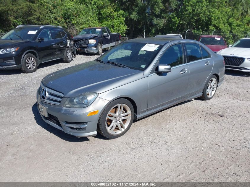 VIN WDDGF4HB3DR272608 2013 Mercedes-Benz C 250, Lux... no.2