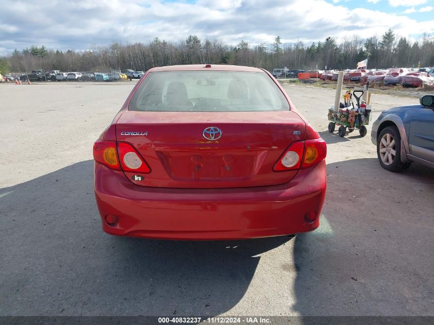 2010 Toyota Corolla Le VIN: 2T1BU4EE9AC305772 Lot: 40832237