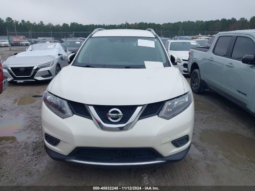 2016 Nissan Rogue Sv VIN: JN8AT2MT0GW007506 Lot: 40832248