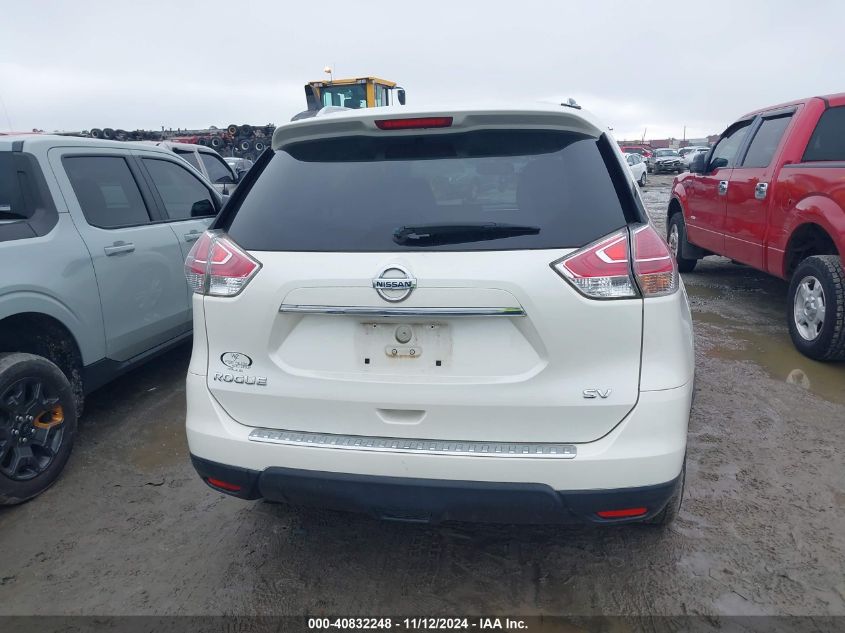 2016 Nissan Rogue Sv VIN: JN8AT2MT0GW007506 Lot: 40832248