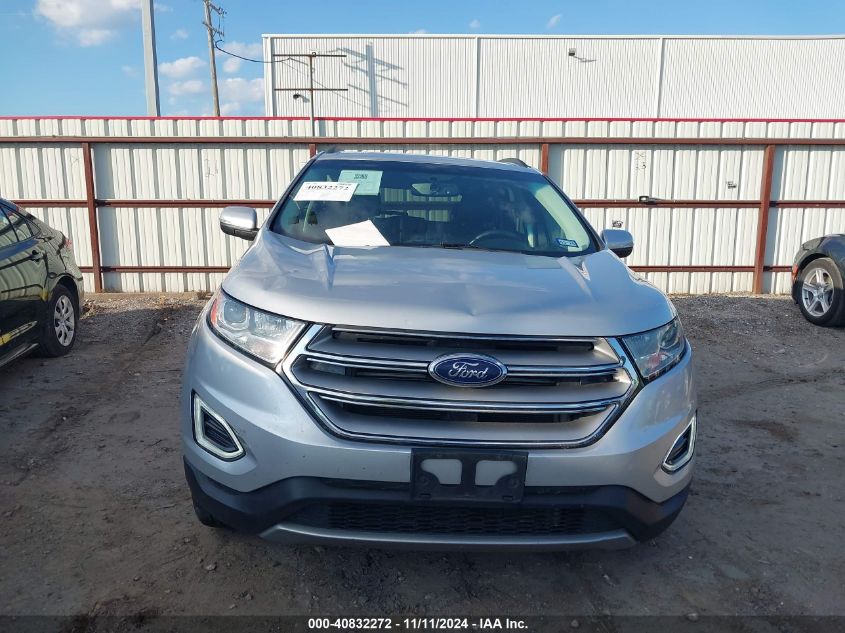 2015 Ford Edge Sel VIN: 2FMTK3J89FBB38300 Lot: 40832272